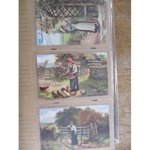 105 - Artists. Harry Payne. Modern album of rural scenes incl. horses, cattle, haymaking, farmyard scenes ... 