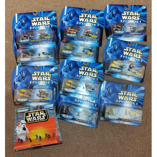 139 - Collection of Star Wars models of various sizes generally very good to near mint in mostly very good... 