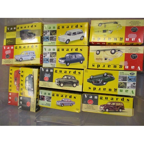 166 - Collection including ranges from Corgi, Classix, Dinky, Lledo, good Oxford Die Cast range etc plus o... 