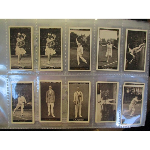 16A - Collection with part sets including Boguslavsky (36), Churchman Lawn Tennis (21), Hignett Greetings ... 