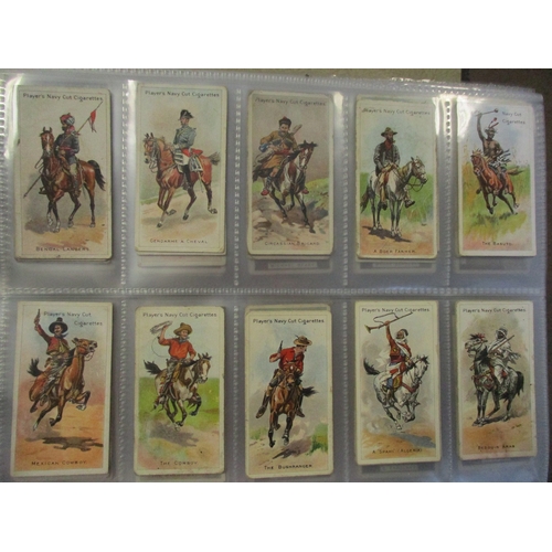 18 - Collection in albums and loose with complete sets including Players Cricketers 1934, Game Birds & Wi... 