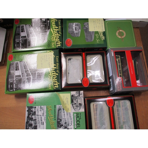 189 - Collection including Southdown buses with Corgi (Original Omnibus), EFE, Matchbox, Oxford Die Cast, ... 