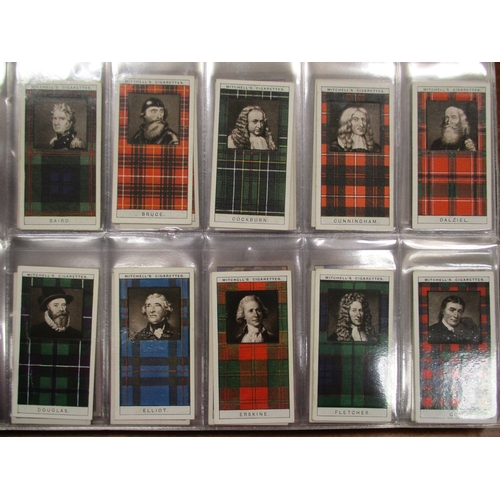 2 - Collection in 7 albums with complete sets including Mitchell Clan Tartans (2nd), Famous Scots, Pattr... 