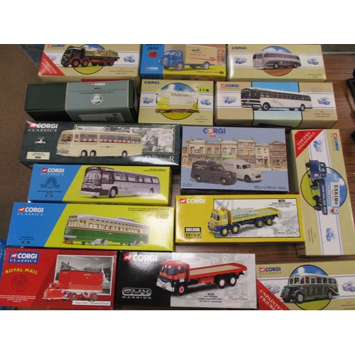 217 - Corgi. Collection including ranges from Archive Corgi,  Classics, Fire Support Vehicles, Heavy Haula... 