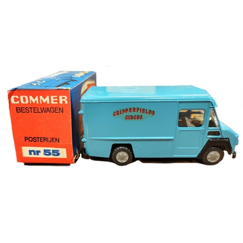 221 - Corgi. Collection generally mint in mostly very good/excellent boxes of cars, buses, trucks, trailer... 