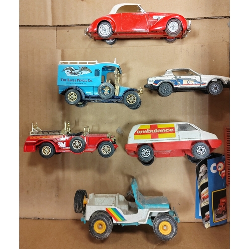 221 - Corgi. Collection generally mint in mostly very good/excellent boxes of cars, buses, trucks, trailer... 