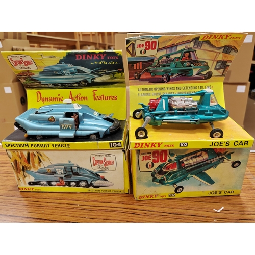 236 - Dinky. Collection generally very good in reproduction boxes with No.102, 104, 105, 109, 272, 352, 60... 