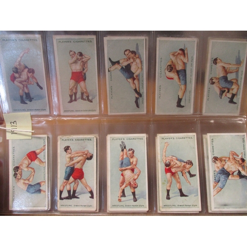 27 - Collection in plastic sleeves, loose and paper albums with complete sets including Players Character... 