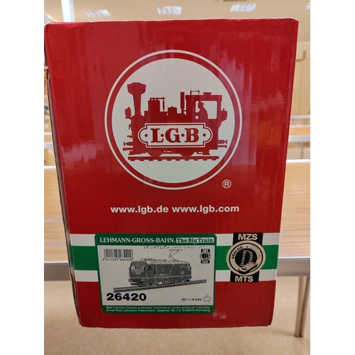 281 - L.G.B. No.26420 Rhatische Bahn Overhead Electric locomotive 652, mint in near excellent box. (See ph... 