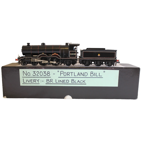 347 - DJH. OO gauge kit built LBSC/BR/SR Marsh H1 Class 4-4-2 BR 32038 'Portland Bill' lined black K105 lo... 