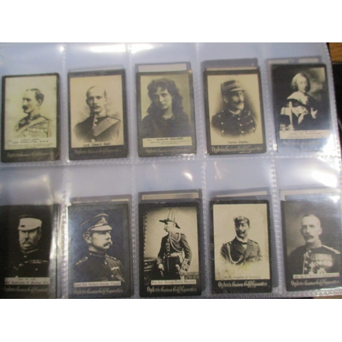 36 - Collection in albums with complete sets including Phillips Players Cricketers 1938, Footballers 1928... 