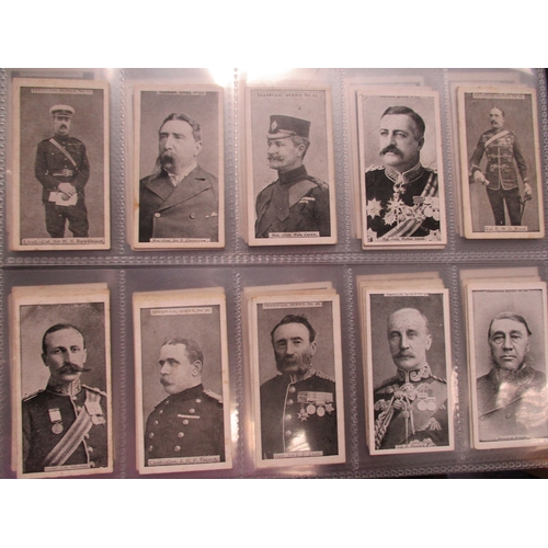 38 - Collection in album with complete sets including Ogdens Royal Mail, Smugglers and Smuggling, Players... 