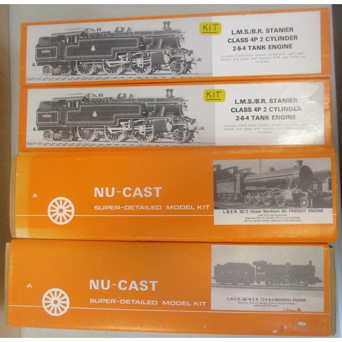 381 - Nu-Cast. Range of unassembled metal locomotive kits, generally mint in excellent to near mint boxes,... 