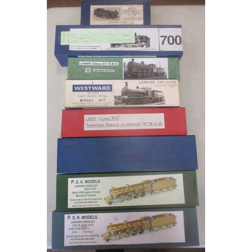 387 - Range of OO gauge kit built locomotives, generally excellent to mint in excellent to near mint boxes... 