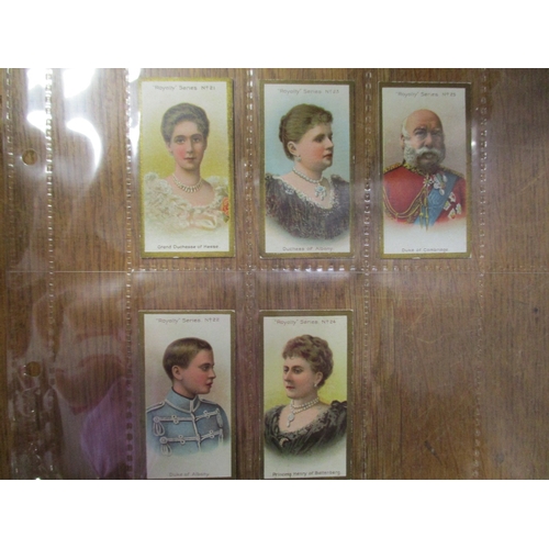 66 - Taddy. Complete set in plastic sleeves with 1903 Royalty Series generally fair to good. Cat. £500. (... 