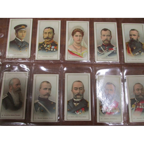 67 - Taddy. Complete set in plastic sleeves Russo Japanese War (1-25) generally good. Cat. £650. (See pho... 