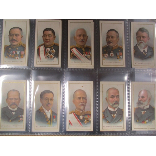 69 - Taddy. Complete set in plastic sleeves with 1904 Russo Japanese War (26-50) generally good. Cat. £75... 