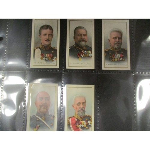 69 - Taddy. Complete set in plastic sleeves with 1904 Russo Japanese War (26-50) generally good. Cat. £75... 