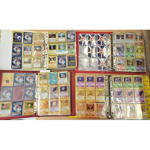 78 - Collection of Pokémon generally very good to excellent in 4 folders and 3 boxes consisting of 1st/2n... 