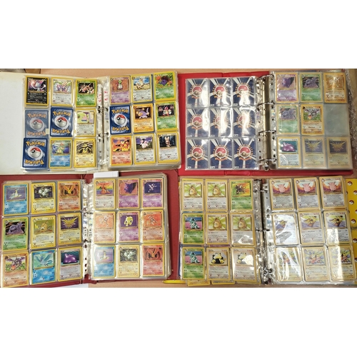 78 - Collection of Pokémon generally very good to excellent in 4 folders and 3 boxes consisting of 1st/2n... 