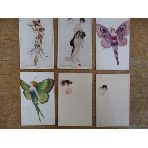 87 - Misc. coln. of loose cards. Tuck pub. set Madame Butterfly no 2365 ( album corner marks) (see photo)... 