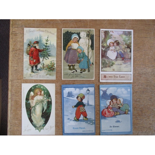 87 - Misc. coln. of loose cards. Tuck pub. set Madame Butterfly no 2365 ( album corner marks) (see photo)... 