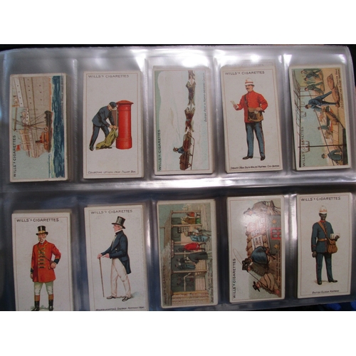 9 - Collection in 3 albums with complete sets including L&B Motor Cars, Players Life on Board A Man of W... 