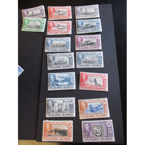 21 - BC KGVI, loose mint (mainly UM) selns in small envelopes, mainly loose vals and short sets, also odd... 