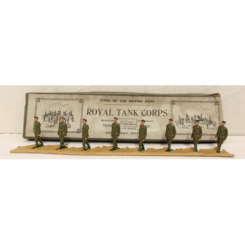 156 - Britains collection of British soldiers generally very good to excellent in fair/good boxes with No.... 