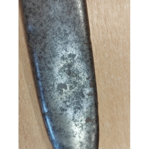 153 - Bayonets with:
1.WW2 German K98 1939 Bayonet with matching numbered scabbard, ricasso marked P.Weyer... 