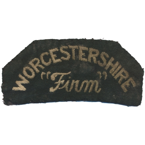 191 - Rare WW1 Worcestershire 