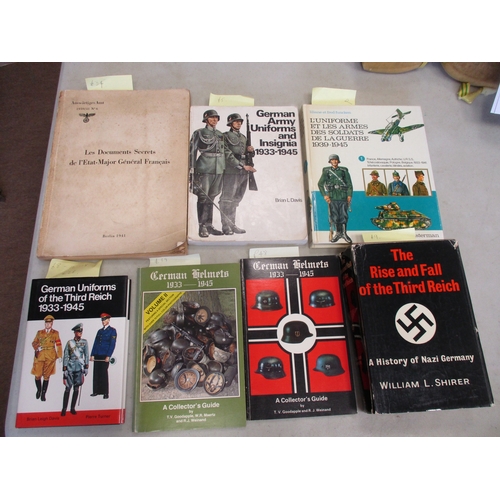 197 - Third Reich book collection including Collecting the Edged Weapons of the Third Reich Volume IV by J... 