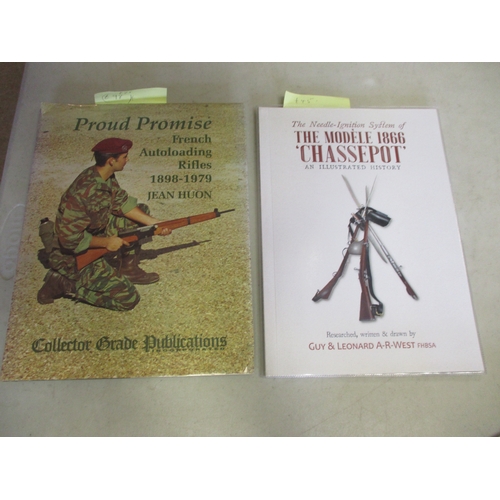 200 - French firearm reference books including Chassepot to Famas French Military Rifles 1866-2916 by McCo... 