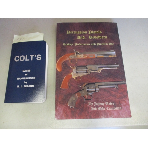 201 - Revolver reference books with Revolvers of the British Services by Chamberlain & Taylerson (1989), M... 