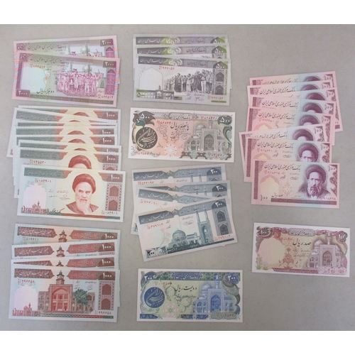 283 - Iran. 1970s to 2000s collection, generally extremely fine to near uncirculated, with ranges of 10000... 