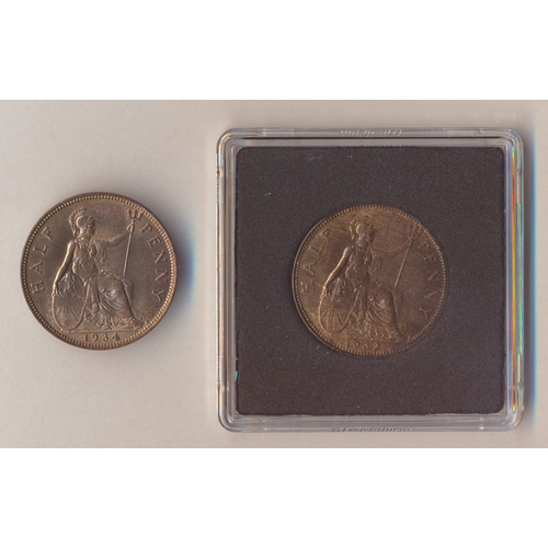 371 - 20th century collection of half pennies with 1911, 1912, 1913, 1916, 1919, 1925, 1934, 1935, 1936 un... 