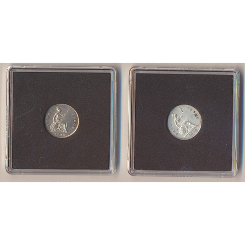 373 - Range of Britannia groats with 1854 in CGSUK plastic holder graded AU78, 1836, 1838/8 on side, 1888 ... 