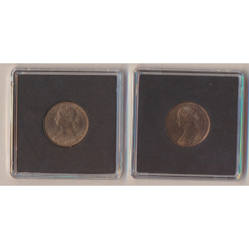 387 - Victoria collection of bronze farthings with 1873, 1882H, 1895, 1896 uncirculated with lustre, 1881H... 