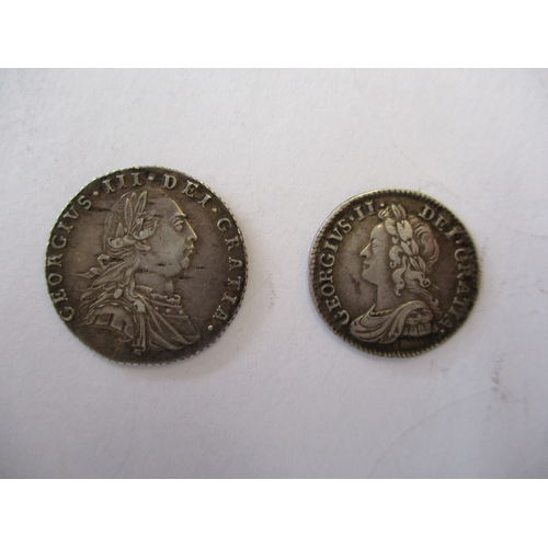 398 - Milled collection with crowns 1935 (2) and 1937 extremely fine, double florin 1887 fine, sixpence 18... 