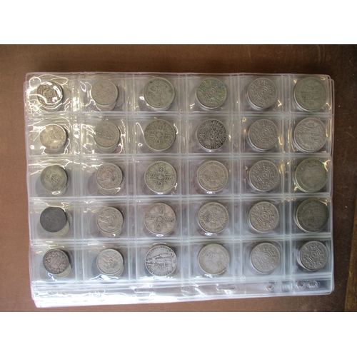 398 - Milled collection with crowns 1935 (2) and 1937 extremely fine, double florin 1887 fine, sixpence 18... 