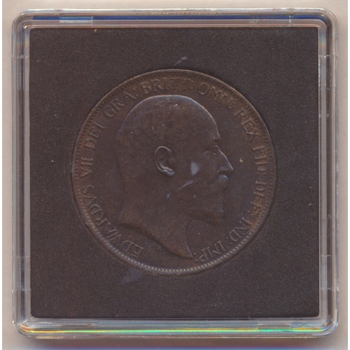 401 - Range of pennies with 1903 uncirculated with lustre, 1899, 1902, 1910 uncirculated some lustre and 1... 