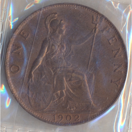 406 - 20th century collection of pennies with 1902, 1919, 1935, 1936, 1938, 1939, 1943, 1949, 1953 uncircu... 