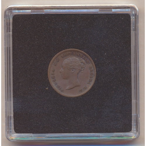 407 - Range of fractional farthings with half farthings 1844 uncirculated with lustre, 1839, 1843 uncircul... 