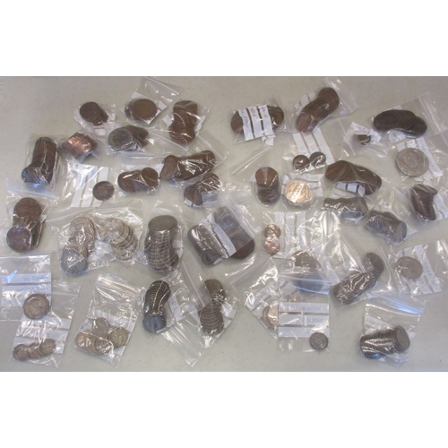 416 - 20th century pre decimal accumulation in plastic bags, generally fine to very fine, includes ranges ... 