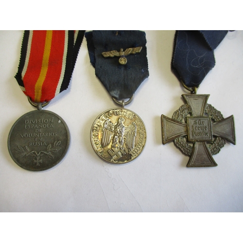 71 - Third Reich. Collection of medals including 1914 Iron Cross 2nd Class, 1939 Iron Cross 2nd Class, Wa... 