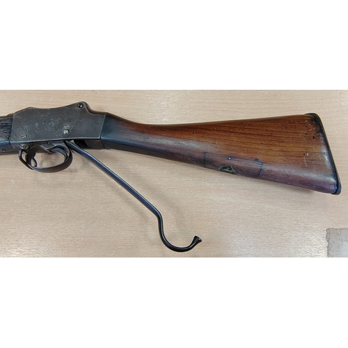 93 - Martini Henry .577/450 MKIV breech loading rifle, side of breech marked I.V/1, towards edge A/D, und... 