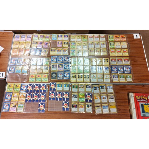 78 - Collection of Pokémon generally very good to excellent in 4 folders and 3 boxes consisting of 1st/2n... 