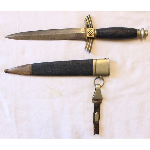 158 - Mixed range with:
1. British 1899 Lee Metford bayonet, ricasso with various dates and inspection mar... 