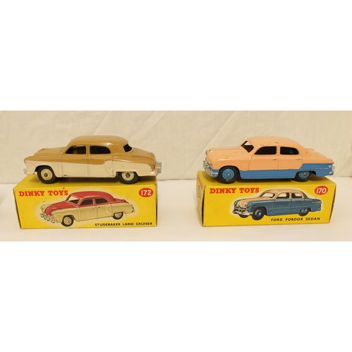 231 - Dinky. Collection including Austin Atlantic Convertible No 106, Connaught Racing Car No 236, Cunning... 