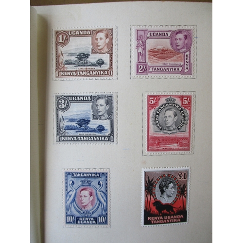 109 - World misc early to middle M/U coln in 4 vols and loose, incl 1938-54 KUT set M in presentation fold... 